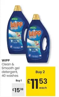 Wipp - Clean & Smooth Gel Detergent