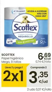 Scottex - Papel Higiénico Mega
