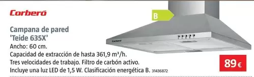 Corberó - Campana De Pared 'Teide 635X'