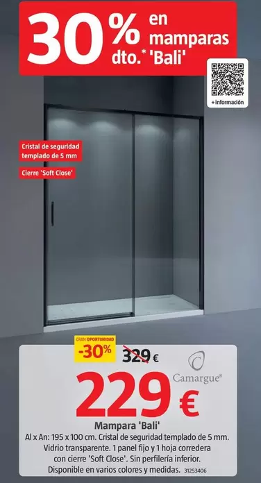 Camargue - Mampara 'Bali'