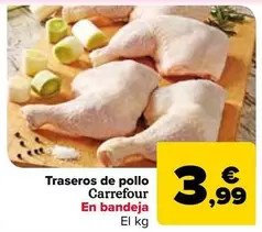 carrefour - Traseros De Pollo Carrefour En Bandeja
