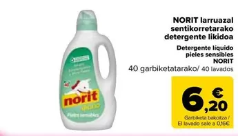 Norit - Detergente Liquido Pieles Sensibile