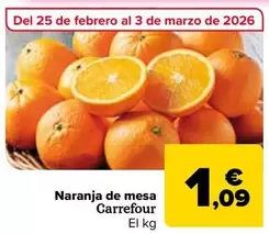 carrefour - Naranja De Mesa