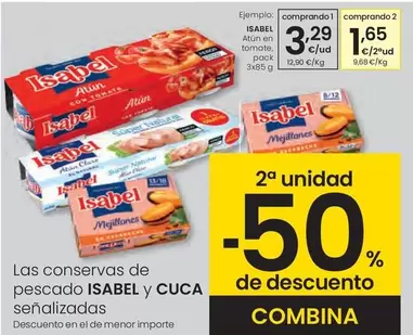 Isabel - Atun En Tomate, Pack 3 X 85 G