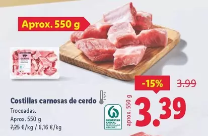 Costillas Carnosas De Cerdo