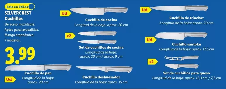 SilverCrest - Cuchillos