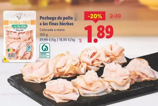 Pechuga De Pollo A Las Finas Hierbas