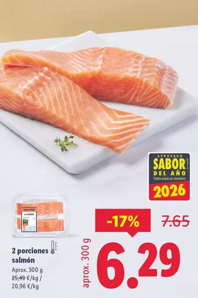 2 Porciones Salmón