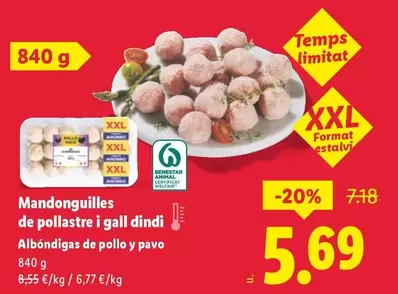 Albóndigas De Pollo Y Pavo