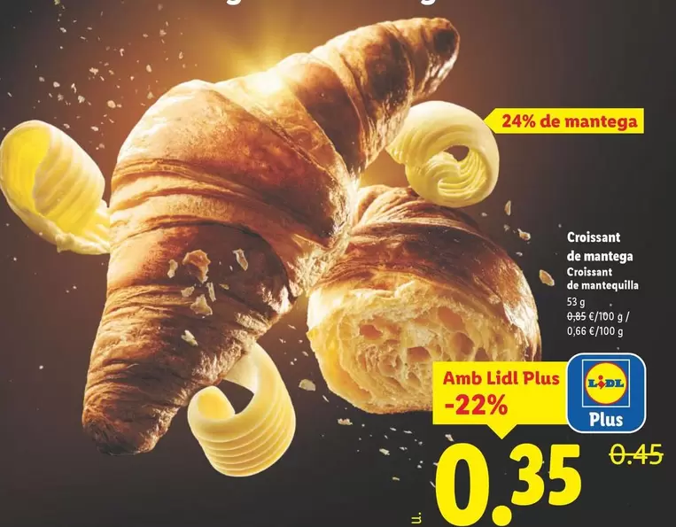 Croissant De Mantequilla