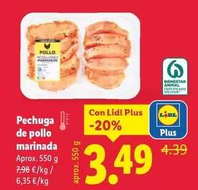 Pechuga De Pollo Marinada