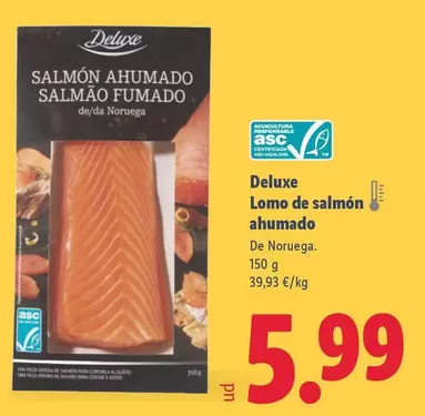 Deluxe - Lomo De Salmon Ahumado