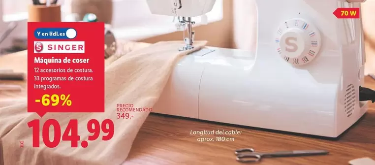 Singer - Máquina De Coser