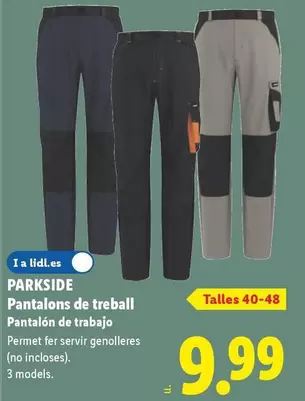 Parkside - Pantalón De Trabajo