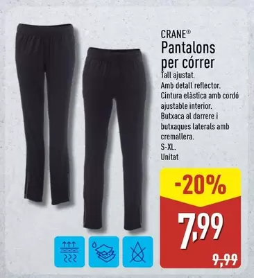 Crane - Pantalons Per Correr