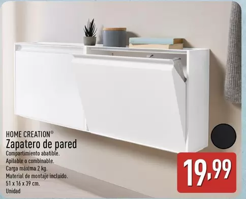 Home Creation - Zapatero De Pared