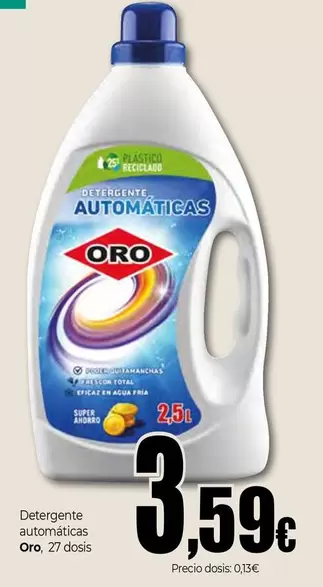 Oro - Detergente Automáticas