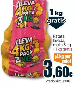 Patata Lavada, Malla