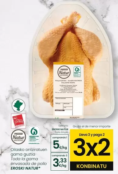 Eroski Natur - Pollo Limpio