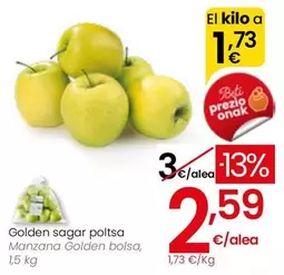 Manzana Golden Bolsa
