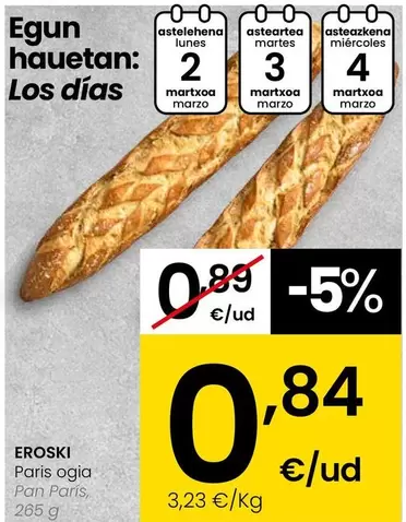 Eroski - Pan Paris
