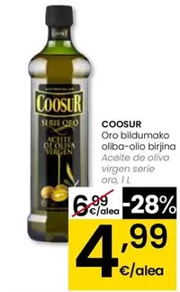 Coosur - Aceite De Oliva Virgen Serie Oro, 1 L