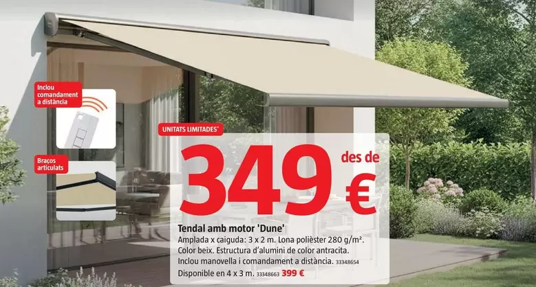 Toldo Con Motor 'Dune'