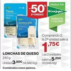 Lonchas De Queso