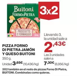 Buitoni - Pizza Forno Di Pietra Jamon Y Queso