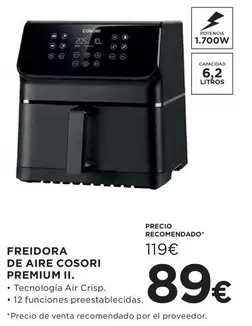 Cosori - Freidora De Aire Premium II.