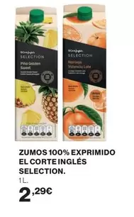seleccion - Zumos 100% Exprimido El Corte Ingles Selection