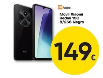 Xiaomi - Movil Redmi 15c 8/256 Negro