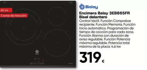 Balay - Encimera 3eb865fr
