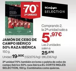 seleccion - Jamón De Cebo De Campo Ibérico 50% Raza Ibérica