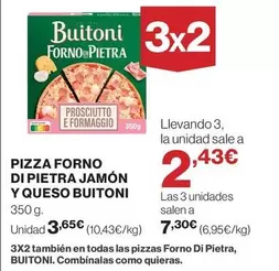 Buitoni - Pizza Forno Di Pietra Jamon Y Queso