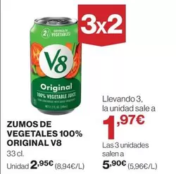 Zumo De Vegetales 100% Original