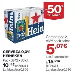 Heineken - Cerveza 0,0%