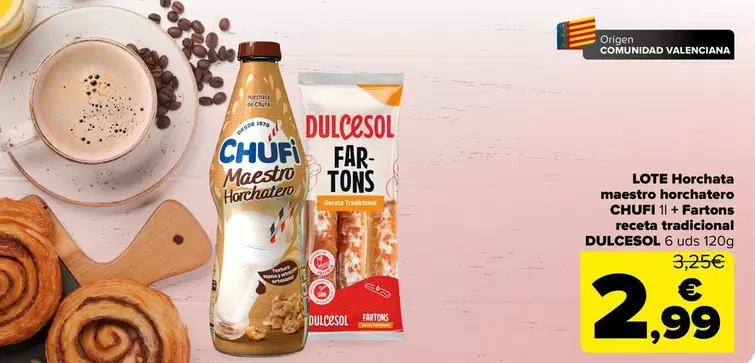 origen - Lote Horchate Mestro Horchchette