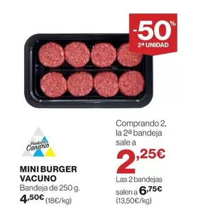 Mini Burger Vacuno