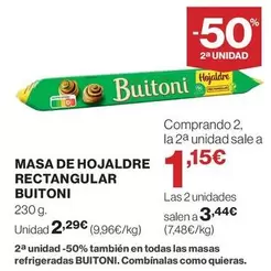 Buitoni - Masa De Hojaldre Rectangular
