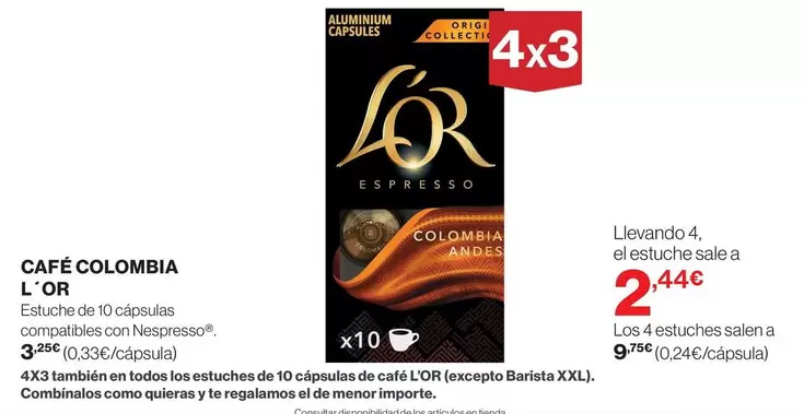 l'or - Cafe Colombia