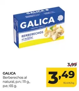 Galica - Berberechos Al Natural