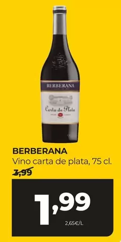Berberana - Vino Carta De Plata