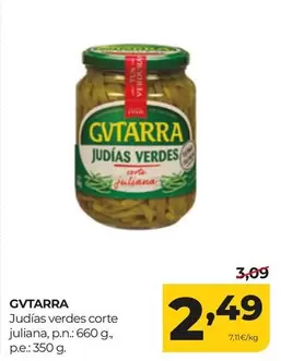 Gvtarra - Judias Verdes Corte Juliana