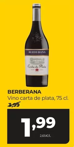 Berberana - Vino Carta De Plata