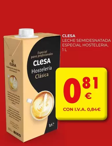 Clesa - Leche Semidesnatada