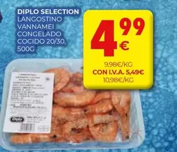 Diplo Selection -  Langostino Vannamei Congelado Cocido