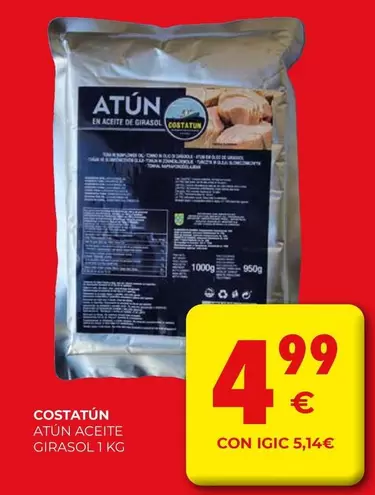 Costatun - Atun Aceite Girasol