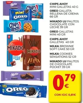 Chips Ahoy - Galletas Oreo Galletas