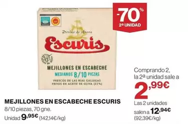 Escuris - Mejillones En Escabeche